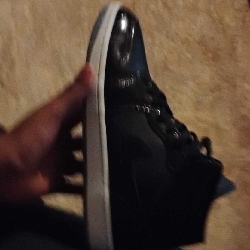 100% Pure Black Sneakers